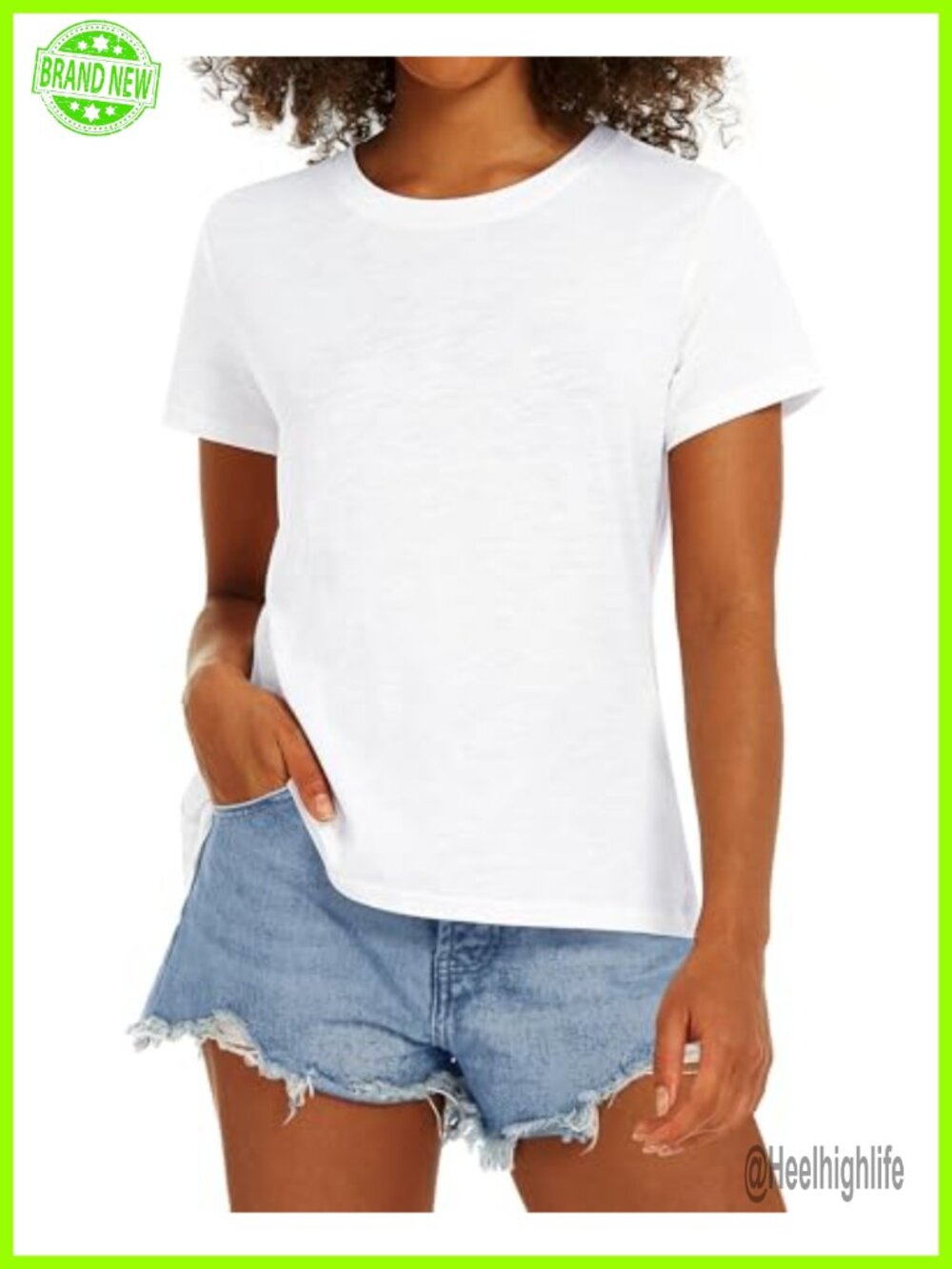 Women's Crewneck Short Sleeve T-Shirt Cotton Modal Relaxed Fit Casual Top